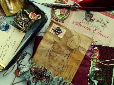 Nana's Christmas Scrapbook Junk Journal by Luna Rozu for The Graphics Fairy