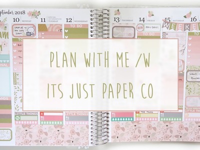 Plan With Me.w It's Just Paper Co ~ A Beautiful Fable