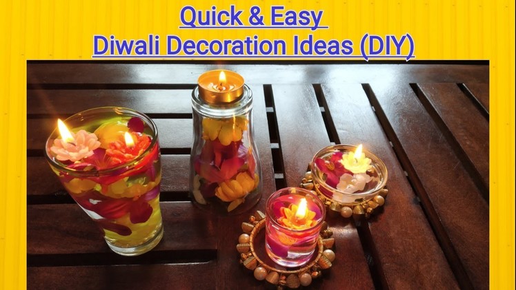 Quick & Easy Diwali Decoration Ideas | Diwali DIY | Vijaya Kabra