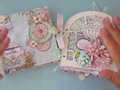 Scrapbook Mini Albuns_ Creative Weekend Mintay Papers