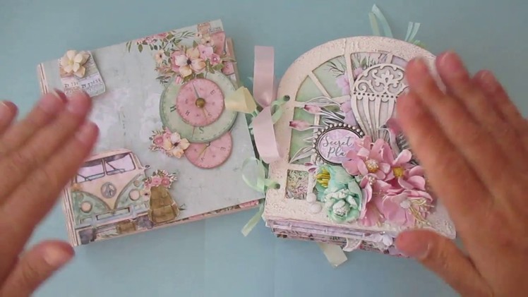 Scrapbook Mini Albuns_ Creative Weekend Mintay Papers