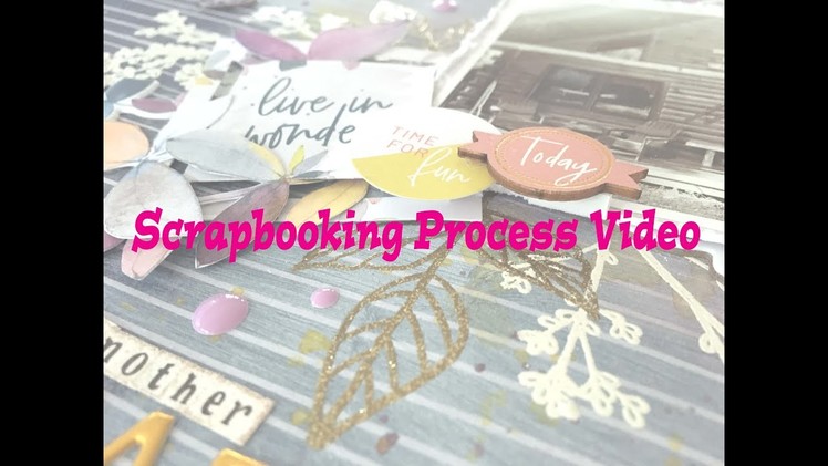 Scrapbooking Process #190- "Another Cabin Together" for Hip Kit Club