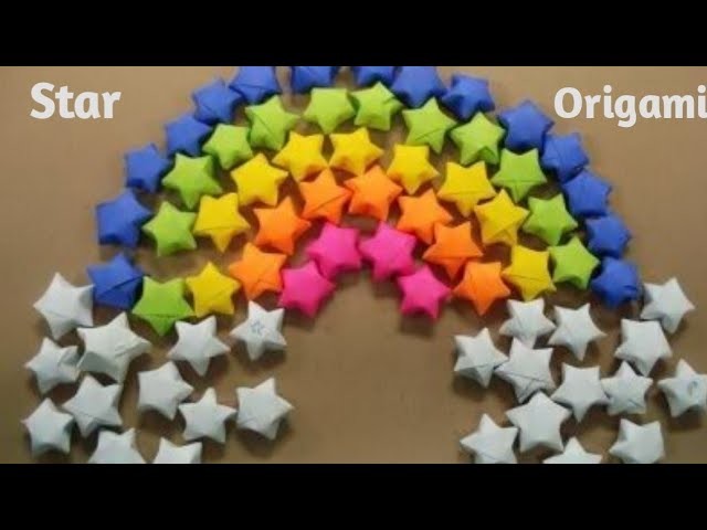 কাগজের দিয়ে অসাধারন তারা তৈরী ||???? How to make a 3D Paper Star || MHF ROYAL EDITZ ||
