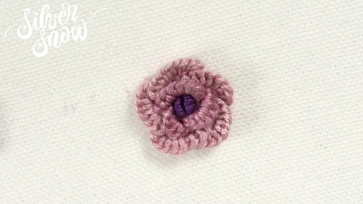 [프랑스 자수] 캐스트 온 스티치 cast-on stitch, hand embroidery stitch tutorial