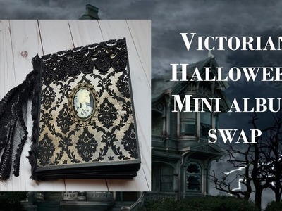 Victorian Halloween Mini Album From Rosa Kelly Scrapbooking