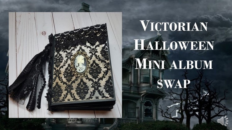 Victorian Halloween Mini Album From Rosa Kelly Scrapbooking