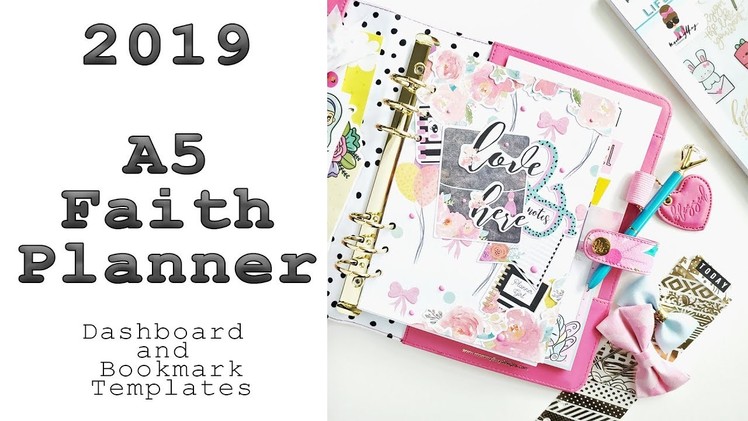 2019 Faith Planner | Dashboard, Bookmark and Mini album Deco