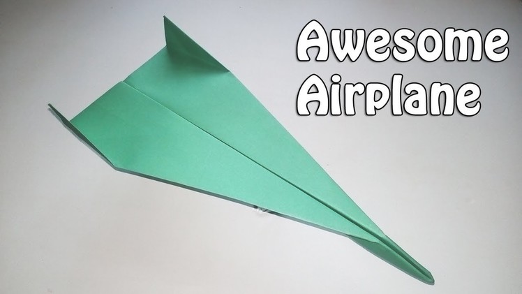 Amazing Dart Paper Airplane | How to Make Stingray | Best Paper Airplane