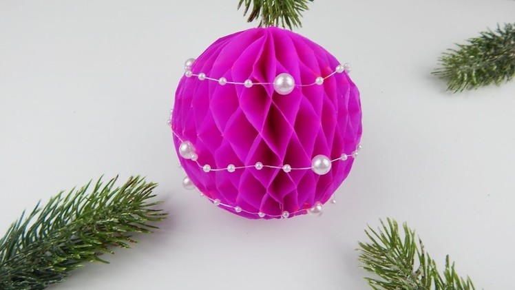 Christmas tree ornament ball DIY Xmas Baumschmuck Weihnachten Kugel