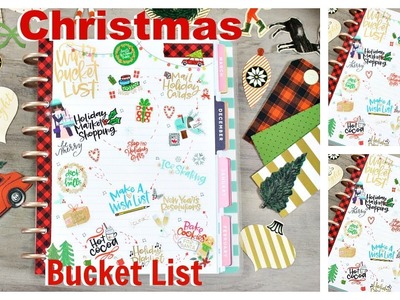 Christmas Winter Bucket List | Planner Insert