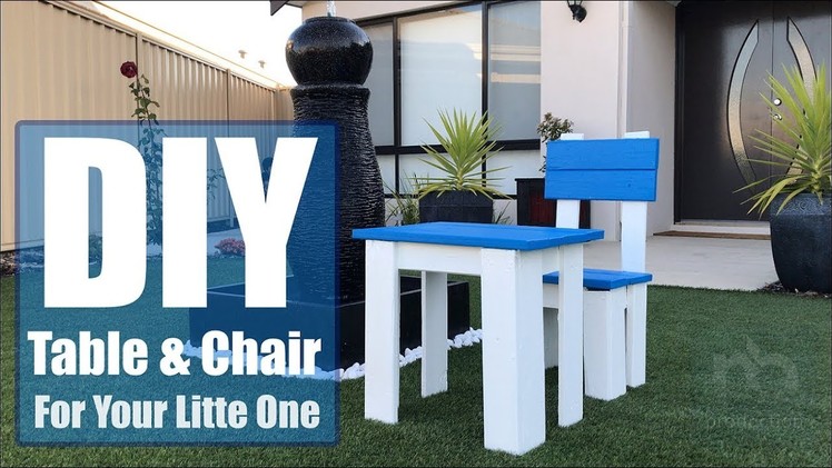DIY -  Table and Chair For Your Little One