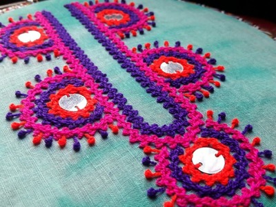 Double Chain  Stitch || Hand Embroidery design