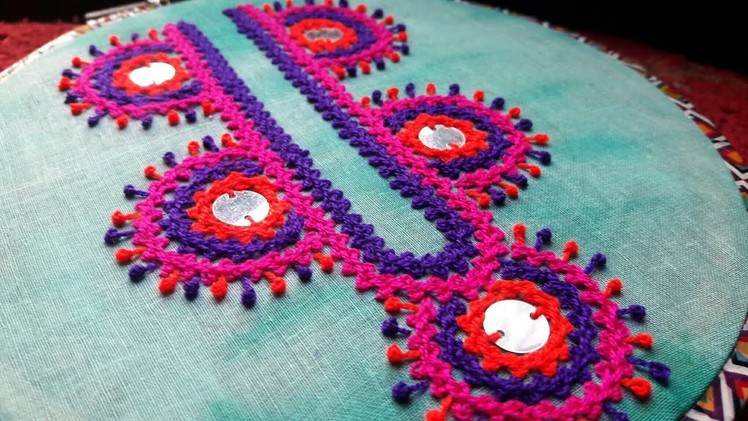 Double Chain  Stitch || Hand Embroidery design