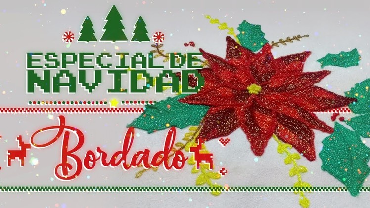 Especial de #Navidad ♡ #Bordado Básico | Puntada de ojal