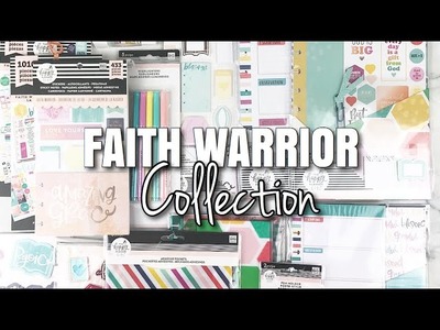 FAITH PLANNER SETUP Preview + FAITH WARRIOR Happy Planner Girl Collection | At Home With Quita