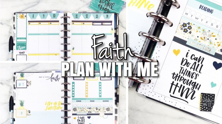 First FAITH Plan With Me Using FAITH WARRIOR Planner | At Home With Quita