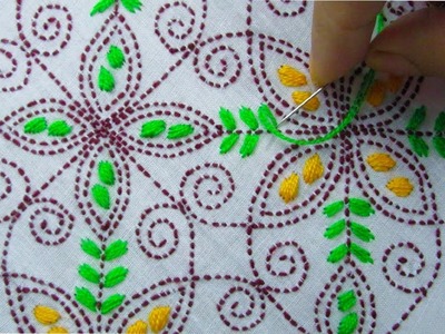 Hand Embroidery, Phulkari Kamij.Dupatta.Chadar Embroidery Design, Phulkari Orna