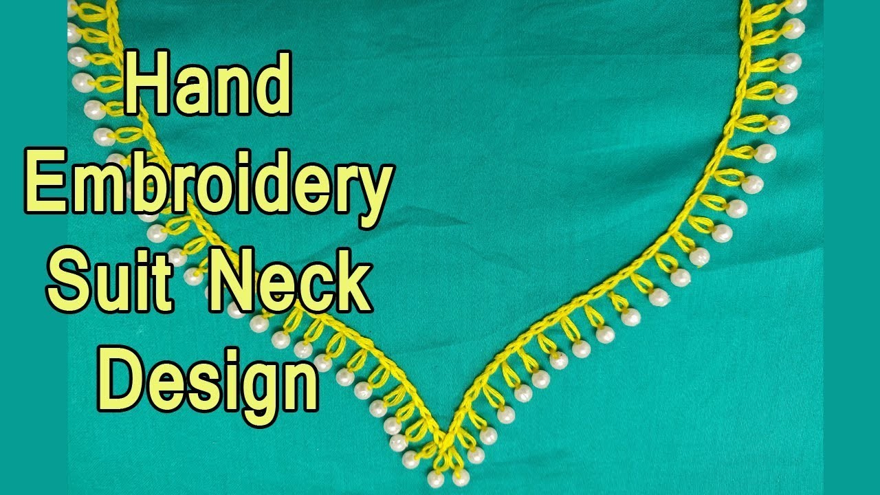 suit neck and hand design