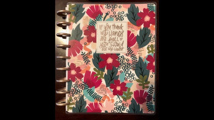 Happy Planner | Forget Me Not | 2019 Classic HORIZONTAL