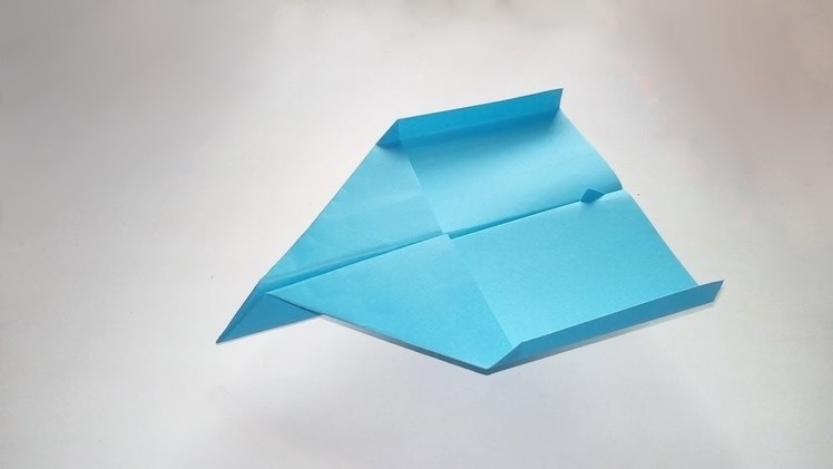 How to fold a paper airplane that fly far - Longest flying paper plane