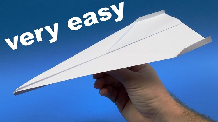 How to make a paper airplane. BEST paper planes that FLY FAR