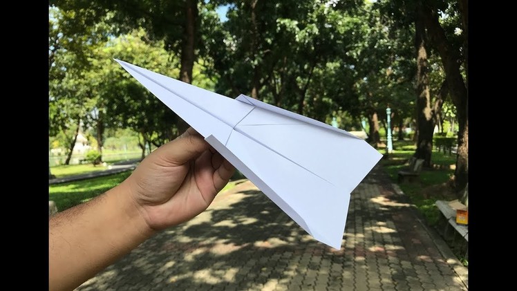 How to make a paper airplane that flies far #12