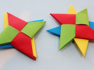 How to Make A Paper Transforming Ninja Star - Origami Ninja Star