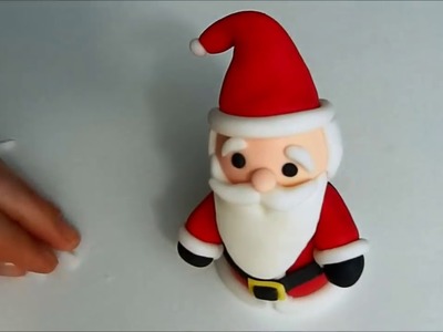 How to make a Santa Claus Christmas Cake Topper