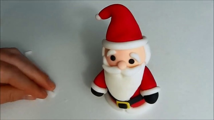 How to make a Santa Claus Christmas Cake Topper