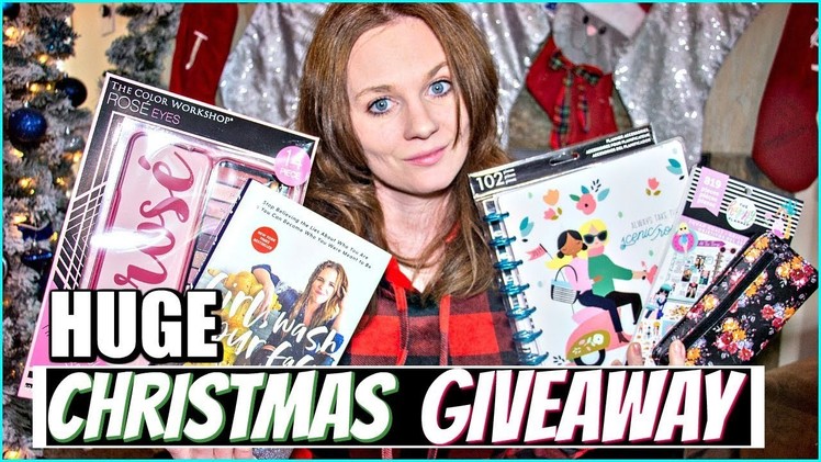 HUGE CHRISTMAS GIVEAWAY 2018 | HAPPY PLANNER AND MORE | CLOSED