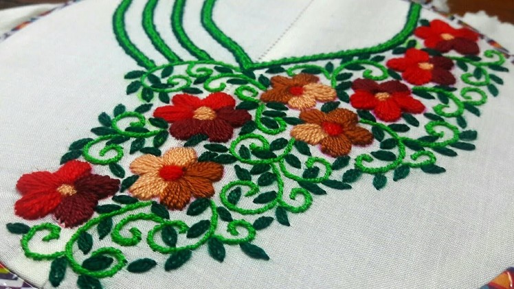 Latest Design (2019!!) || Hand Embroidery design