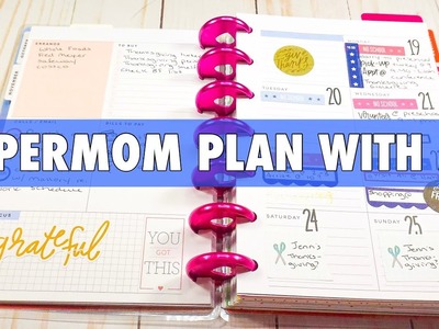 MINI SUPER MOM HAPPY PLANNER PLAN WITH ME | MAMBI DASHBOARD LAYOUT