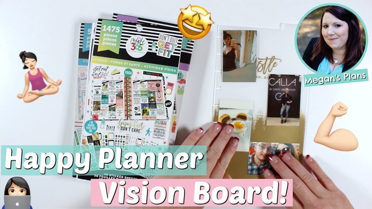 My 2019 Happy Planner Vision Board! ???????? Crush Your Goals In 2019