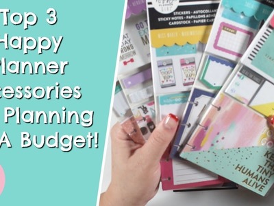 My Top 3 Happy Planner Accessories For Planning On A Budget! A Beginners Guide To Happy Planners!
