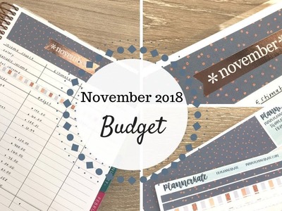 November 2018 Budget | Erin Conden Deluxe Monthly Planner |