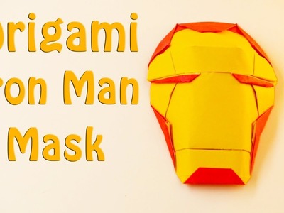 ????Origami Iron Man Mask???? - How to make a paper Iron Man Mask (15 Minutes)