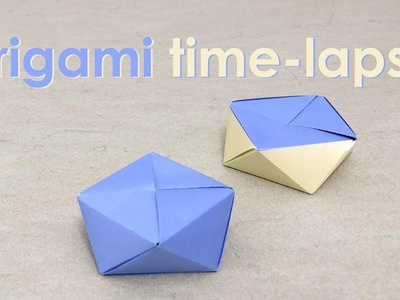 Origami Time-Lapse: Twist Antiprism Box (Christiane Bettens)