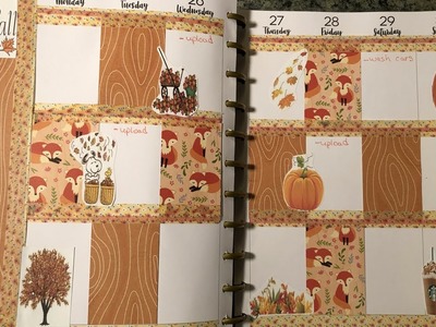 Plan With Me | Fall Theme | Happy Planner