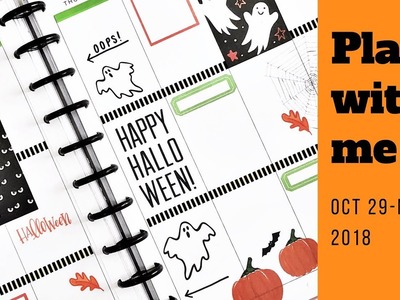 Plan with me - Halloween! Big Happy Planner Oct 29-Nov 4