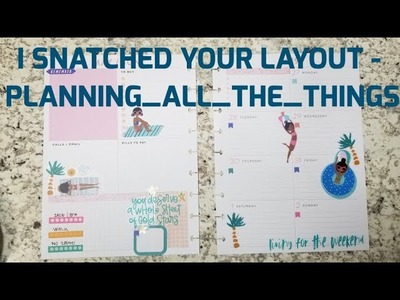 Plan With Me - I Snatched Your Planner Layout #3 - Dashboard Layout - Super Mom