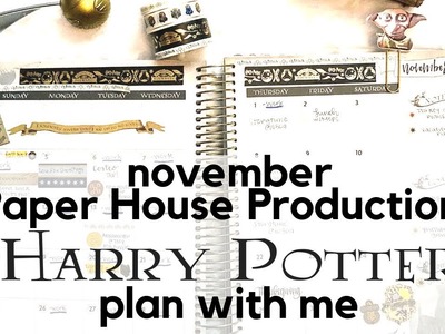 Plan With Me in my Harry Potter Planner Set from Paper House Productions!