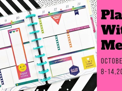 Plan With Me Oct 8-14 - Brights - Classic Happy Planner®