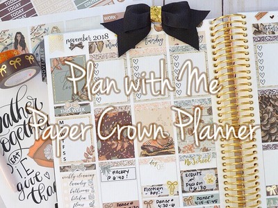 Plan with Me. Paper Crown Planner