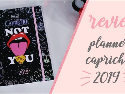 REVIEW PLANNER DA CAPRICHO 2019