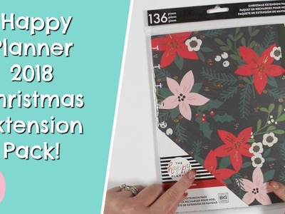 The Happy Planner 2018 Christmas Expansion Pack Flip Through!