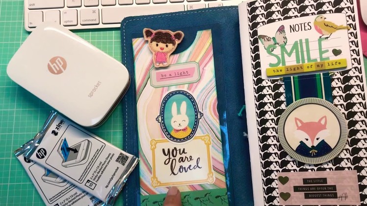 Using my HP Sprocket to make stickers for my planner