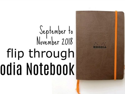 What's in my Rhodia Bullet Journal? planner & collections