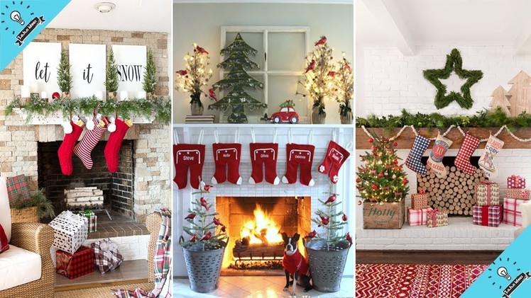 100 Most Beautiful Christmas Fireplace Decorating Ideas
