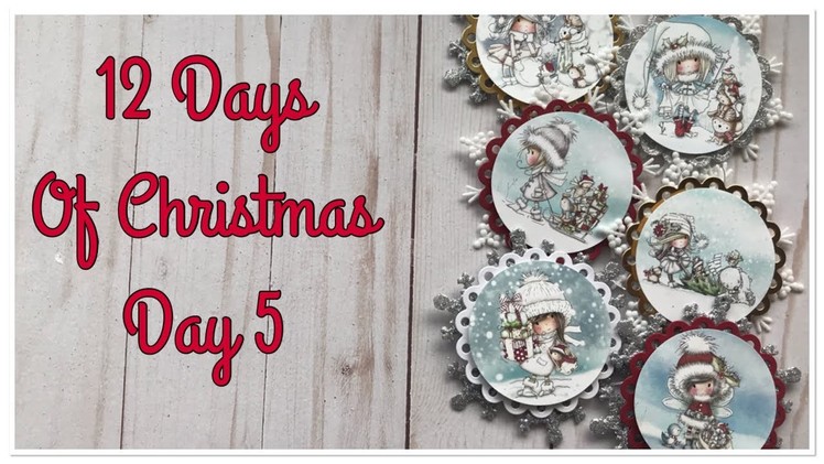 12 Days Of Christmas: Day 5 - Altered Dollar Tree Snowflake Ornaments