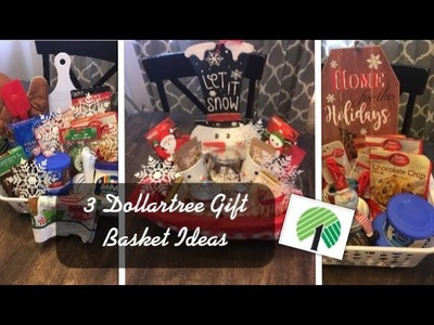3 Dollartree Christmas Gift Basket Ideas